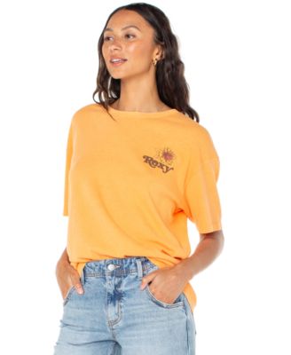 Roxy - Juniors' Vamos Cotton Oversized Graphic T-Shirt