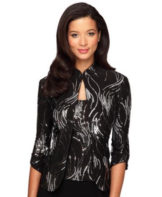 Alex Evenings - Petite 2-Pc. Sequined Twinset