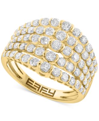 EFFY Collection - Diamond Multirow Statement Ring (1-7/8 ct. t.w.) in 14k Gold