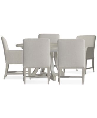 Bernhardt - Cornelia 6-Pc. Dining Set (Round Table & 5 Arm Chairs)