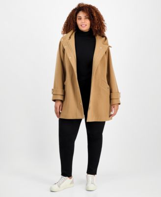 Michael Kors - Plus Size Hooded Coat