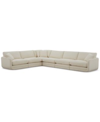 Furniture - Daryll 6-Pc. Fabric L Sectional