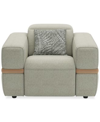 CLOSEOUT! Nierling Fabric Power Motion Recliner with Power Headrest, Exclusively at Macy's image