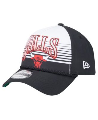 New Era - Men's Black Chicago Bulls Throwback Gradient A-Frame 9FORTY Adjustable Hat