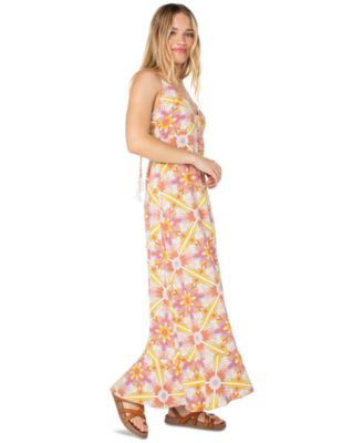 Roxy - Juniors' Lost Paradise Printed Sleeveless Maxi Dress