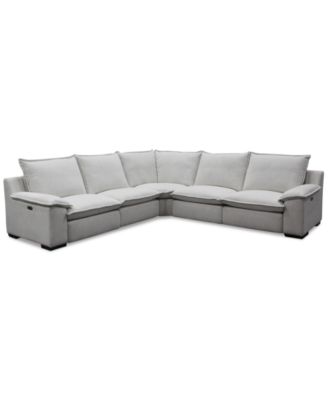 Furniture - Borsi 5-Pc. Sectional with 2 Power Recliners