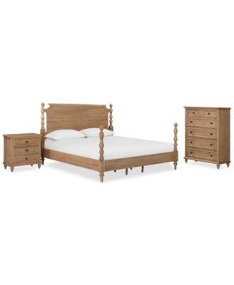 Furniture - Willowmere 3-Pc. King Bedroom Set (Bed, Nightstand & Chest)