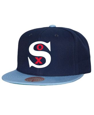 Mitchell & Ness - Men's Navy Chicago White Sox Cooperstown Collection Basic Flip Snapback Hat
