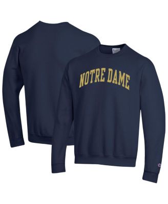Champion - Men's Navy Notre Dame Fighting Irish Basic Arch Fleece Pullover Sweatshirt