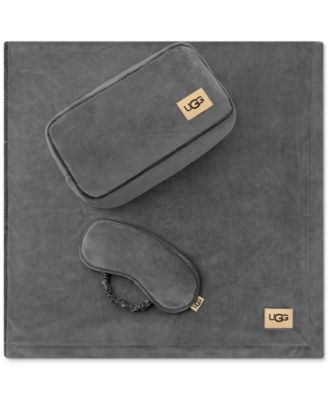 UGG® - Raegan 3-Pc. Throw, Eye Mask and Case Travel Set