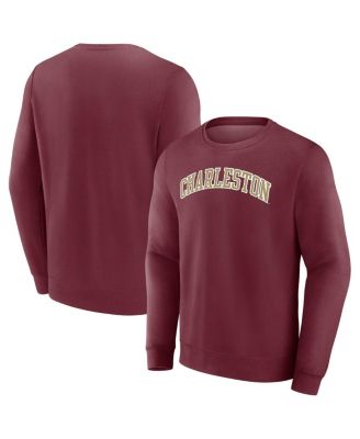 Fanatics - Men's Maroon Charleston Cougars Short Name Pullover Sweatshirt