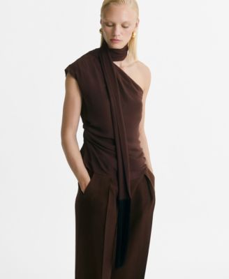 MANGO - Women's Pleat Detail Pants