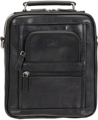 Mancini - Unisex Buffalo Double Compartment Bag