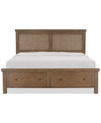 Furniture - Alverton Queen Cane Storage Bed.