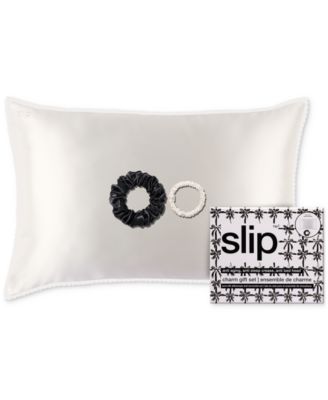 Slip - 3-Pc. Pure Silk Queen Pillowcase & Scrunchie Gift Set - Charm