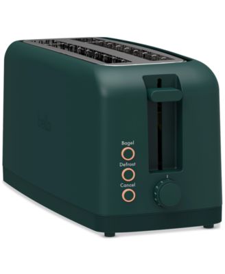 4-Slice Wide-Slot Slim Toaster, Forest Green image