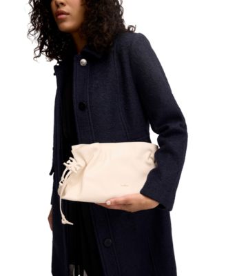 Sam Edelman - Poppy Oversized Leather Drawstring Clutch