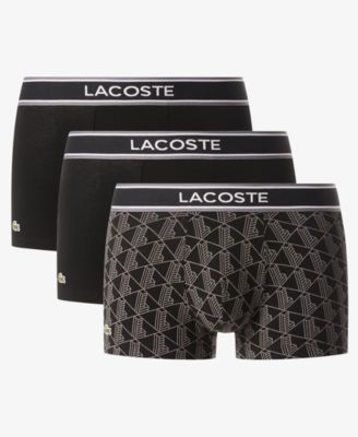 Lacoste - Men's 3-Pack Monogram Trunks