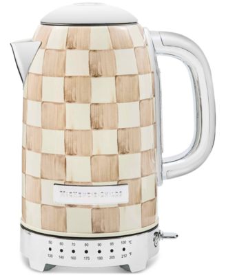 Mocha Check Electric Kettle image