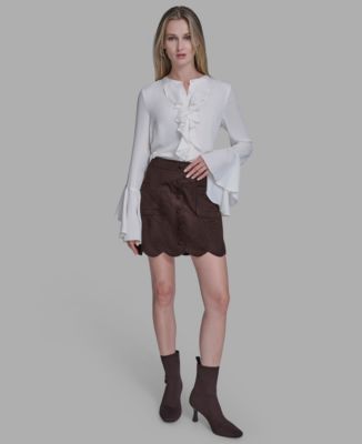 BCBG - Women's Tulip Hem Mini Skirt