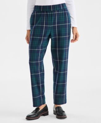 Style & Co - Women's Sarah Plaid Pull-On Polished Pants