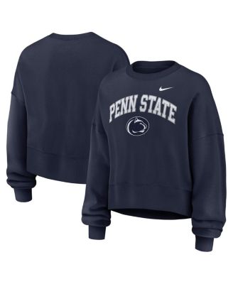 Nike - Women's Navy Penn State Nittany Lions Oversized Phoenix Arch Pullover Sweatshirt