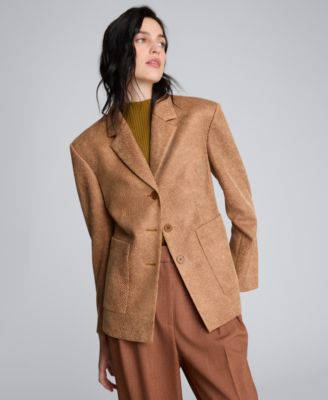 Kenneth Cole - Women's Embossed Snake Print Blazer