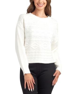 BCX - Juniors' Crewneck Pull On Sweater