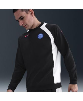 Nike - Men's Black Paris Saint-Germain Third 2025/26 T90 Pullover Sweatshirt