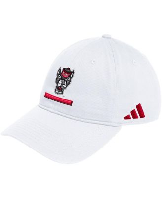 adidas - Men's White NC State Wolfpack Locker Room Adjustable Slouch Hat