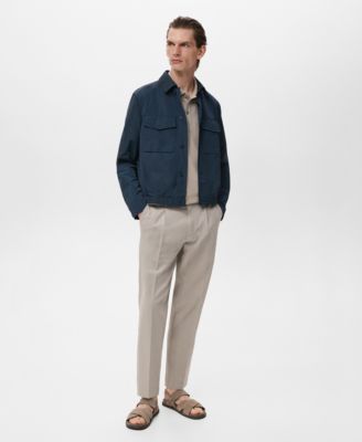MANGO - Men's Pockets Water-Repellent Jacket