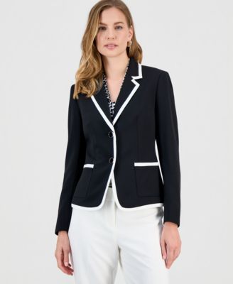 Kasper - Women's Stretch Crepe Two Button Jacket
