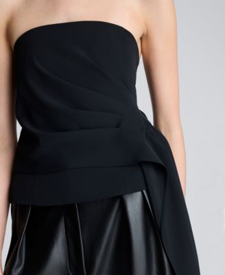Kenneth Cole - Women's Drape Front Bustier Top
