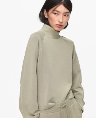 MANGO - Women's High Collar Sweatshirt
