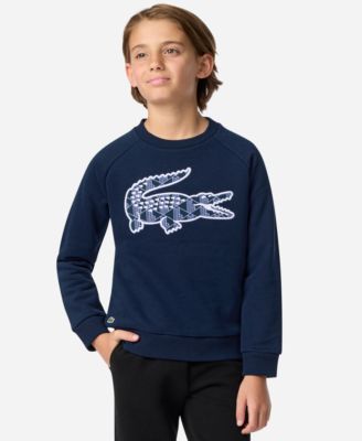Lacoste - Boys 8-20 Logo Embroidered Sweatshirt