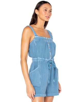 Roxy - Women's On Beach Time Woven Jumpsuit