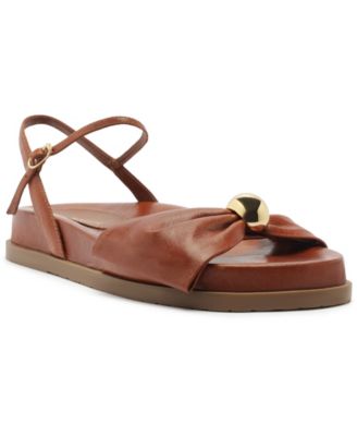 Arezzo - Women's Rayna Round Toe Flat Sandals