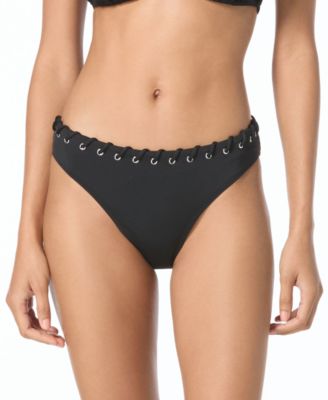 Michael Kors Women's High Leg Swim Bottoms image