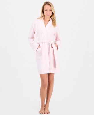 Charter Club - Women's Solid Quilted Belted Robe