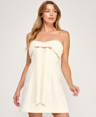 SENI & CADE - Women's Strapless Mini Dress