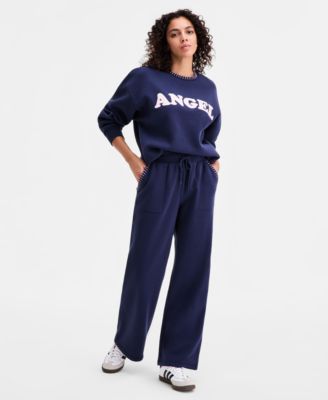 Sincerely Jules - Juniors' High-Rise Wide-Leg Pants
