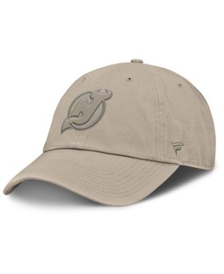 Fanatics - Men's Tan New Jersey Devils Authentic Pro Road Adjustable Hat