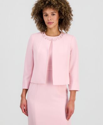 Kasper - Women's Embellished Open-Front Blazer