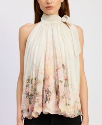 En Saison - Women's Charlotte Turtle Neck Pull-On Top