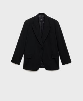 MANGO - Women's Flap Pockets Suit Blazer
