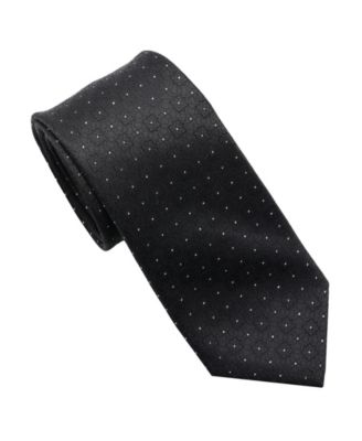 KARL LAGERFELD PARIS - Men's Sparkle Herringbone Pattern Classic Tie