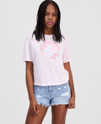 Rebellious One - Juniors' Earth Graphic T-Shirt