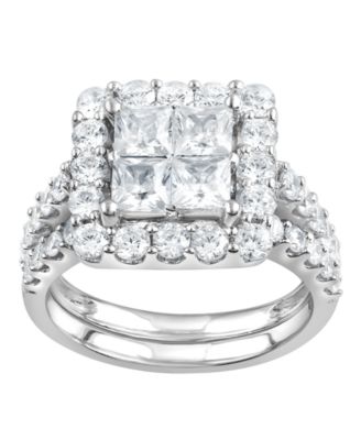 Macy's - Diamond Bridal Set (3 ct. t.w.) in 10K White Gold