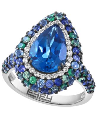 EFFY Collection - Multi Gemstone Ring (6-1/3 ct. t.w.) in Sterling Silver