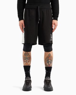 A|X Armani Exchange - Men's Cotton Drawstring 9" Shorts